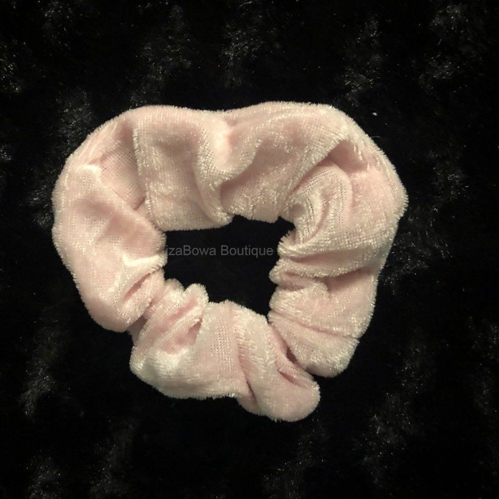 Cotton Candy Velvet Scrunchie   (kids)  SC2806 Handmade NWT Boutique